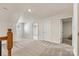 Large bonus room with neutral carpet has 3 doors leading to other rooms at 3193 Burnello Ct, Iron Station, NC 28080