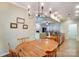 Dining area overlooking living room and kitchen at 41108 Calla Lily St, Fort Mill, SC 29707