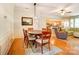 Cozy dining room adjacent to the kitchen and living area, perfect for entertaining at 41108 Calla Lily St, Fort Mill, SC 29707