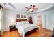 Comfortable main bedroom featuring a doorway to the ensuite bathroom at 41108 Calla Lily St, Fort Mill, SC 29707