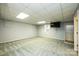 Finished basement features ample space, carpet, and exterior access at 538 30Th Avenue Ne Cir, Hickory, NC 28601