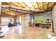 Unfinished basement space perfect for storage or potential expansion with exposed ceiling and concrete walls at 538 30Th Avenue Ne Cir, Hickory, NC 28601