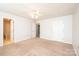 This bright bedroom has neutral walls, carpet and easy access to the ensuite bathroom at 538 30Th Avenue Ne Cir, Hickory, NC 28601