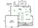 First floor plan featuring Den, Casual Dining, Kitchen, Living Room, Garage and Covered Porch at 538 30Th Avenue Ne Cir, Hickory, NC 28601