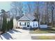 Charming single-story home with a well-manicured front yard and inviting front porch at 8421 Kings Creek Dr, Charlotte, NC 28273