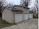 Exterior of detached three-car garage with ample space for vehicles and storage at 927 Locke St, Salisbury, NC 28144