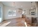 Kitchen with white cabinets, stainless steel appliances, and large island at 0000 Trull Hinson Rd # 1, Wingate, NC 28174
