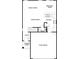 Detailed first floor plan of a home with an open-concept layout and a two-car garage at 102 Lightning Dr, Shelby, NC 28152