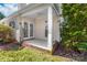 Covered back porch with ceiling fan is a great spot to relax and enjoy a backyard barbeque with your Gathering at 10829 Carmody Ct, Charlotte, NC 28277