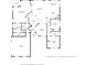 A detailed floor plan showing the layout and dimensions of the home at 10829 Carmody Ct, Charlotte, NC 28277