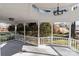 View of white gazebo featuring decorative trim, chandelier, and outdoor views at 1135 Old Charlotte Rd, Concord, NC 28027