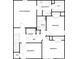 Upstairs floorplan featuring a Primary bedroom, Primary bath, and three additional bedrooms at 125 Lightning Dr, Shelby, NC 28152