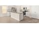 Modern kitchen with stainless steel appliances and granite countertops on the island at 125 Lightning Dr, Shelby, NC 28152
