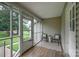 Cozy screened porch with outdoor seating, perfect for enjoying fresh air and relaxation at 16308 Poplar Tent Rd, Huntersville, NC 28078