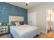 Comfortable bedroom with stylish textured wall and furniture, perfect for relaxation and rest at 246 Sweet Briar Dr, Fort Mill, SC 29707