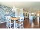 Open concept dining area connected to the kitchen; perfect for entertaining at 246 Sweet Briar Dr, Fort Mill, SC 29707