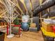 Finished attic space, perfect for storage or a creative studio at 5013 Watercrest Trl, Belmont, NC 28012