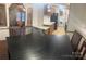 Dining area showcasing table and chairs near well-equipped kitchen at 8183 Hallman Mill Rd, Vale, NC 28168
