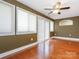 Bedroom with sliding door access to outdoor space at 9307 Harlow Creek Rd, Huntersville, NC 28078