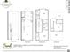 Detailed floor plan showcasing a three-bedroom layout with a two-car tandem garage and terrace at 1011 Carter Ave # 35, Charlotte, NC 28206