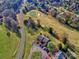 Aerial shot showing a golf course and neighborhood at 1022 Mallard Head Ln, Mooresville, NC 28117