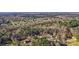 An aerial view of the residential area, including houses and trees at 1022 Mallard Head Ln, Mooresville, NC 28117