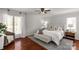 Calm and inviting bedroom featuring ample natural light, plush bedding, and stylish decor at 11 Woodvine Ln, Clover, SC 29710