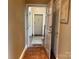 Inviting entryway showcasing a 'Hello' mat and a peek into apartment #20 at 1121 Myrtle Ave # 17, Charlotte, NC 28203