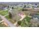 Aerial view of home in a quiet neighborhood, surrounded by well-maintained yards at 1278 Gracebrook Dr, Salisbury, NC 28147