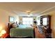 Spacious primary bedroom with tray ceiling, hardwood floors and a dresser at 1278 Gracebrook Dr, Salisbury, NC 28147