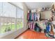 Walk-in closet with hanging racks, shelving, and a window for natural light at 1278 Gracebrook Dr, Salisbury, NC 28147