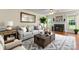 Cozy living room featuring a fireplace, plush sofa, and elegant decor for comfortable living at 1278 Gracebrook Dr, Salisbury, NC 28147