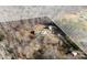An aerial view of the home and outlining the property at 1298 Hines Rd, Clover, SC 29710