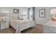 Bedroom featuring neutral decor, carpet, and a comfortable bed for a relaxing retreat at 1420 6Th Ne St, Hickory, NC 28601