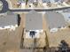 Aerial view of the property showcasing the backyard, patio, and surrounding neighborhood at 168 Kennerly Center Dr, Mooresville, NC 28115
