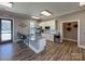 Features a kitchen with an island, bar seating, and white cabinets and countertops at 168 Kennerly Center Dr, Mooresville, NC 28115