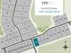Davidson Woods lot map featuring .2 acre lots and street names like Newburg Hill Rd and Park Terrace Ln at 19110 Newburg Hill Rd, Davidson, NC 28036