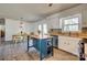 Eat in kitchen featuring a butcher block island, stainless appliances, and tile backsplash at 2027 Franklin St, Rock Hill, SC 29732