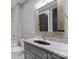 Well-appointed bathroom with modern vanity, marble countertops, and sleek fixtures at 3416 Windsor Dr, Charlotte, NC 28209