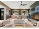 Stylish living room with a modern fireplace and neutral tones, creating a relaxing atmosphere at 3416 Windsor Dr, Charlotte, NC 28209