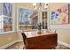 Eat-in kitchen area with lots of light from the oversized windows overlooking the yard at 4340 Rodeway Ne Ct, Hickory, NC 28601