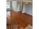 Spacious living room with gleaming hardwood floors and natural light at 6795 Jones Rd, Salisbury, NC 28147