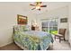 Bedroom with natural light, window view and ceiling fan at 7331 Sedgebrook W Dr, Stanley, NC 28164