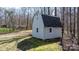 Quaint shed in a wooded area at 8125 Appaloosa Ln, Charlotte, NC 28215