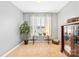 Cozy bedroom featuring natural light, a side table, and a decorative plant at 963 Brookdale Ln, Stanley, NC 28164