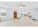 Spacious bedroom featuring natural light, a ceiling fan, and a trey ceiling at 963 Brookdale Ln, Stanley, NC 28164