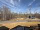 Scenic view of a gray house nestled among trees, with a glimpse of the surrounding landscape at 1022 Harrogate Dr, Bessemer City, NC 28016