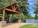 Enjoy a lakeside pavilion and outdoor seating, perfect for relaxing by the water at 125 Lanyard Dr # E, Mooresville, NC 28117
