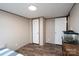 Bedroom with a twin bed and an aquarium at 1795 Kestrel Valley Ln, Catawba, NC 28609