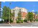 Fifth & Poplar upscale apartment building with lush landscaping and balconies at 300 W 5Th St # 224, Charlotte, NC 28202